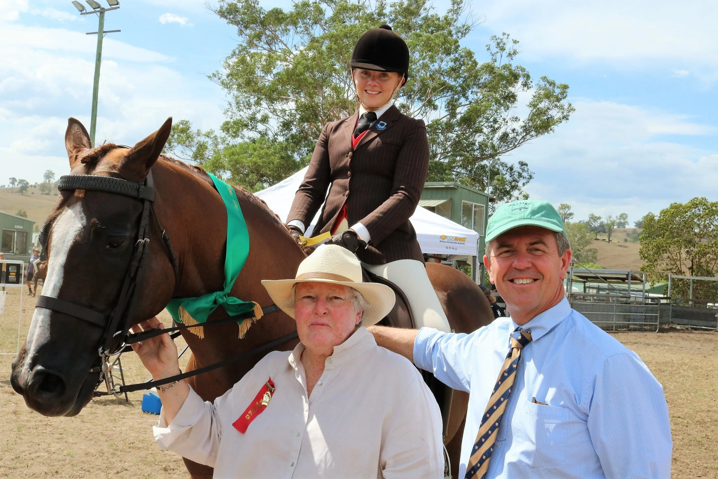 Gresford Show Champion - Brooke Talbot (Riding Jazzabelle) and Sue-Anne martin.