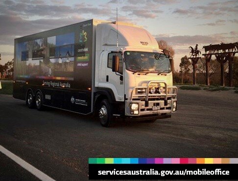 MOBILE SERVICE CENTRE GOLDEN WATTLE VISITS NORTHERN NSW