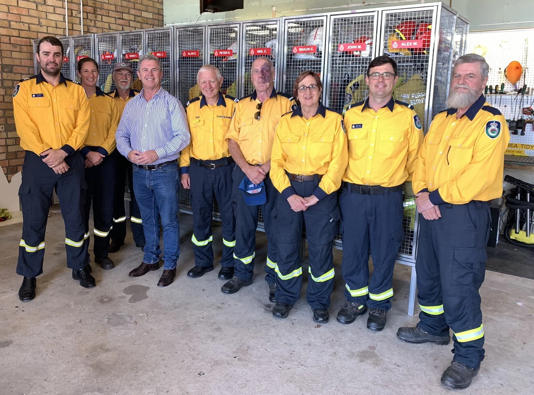 THANKS TO RURAL FIRE SERVICE VOLUNTEERS