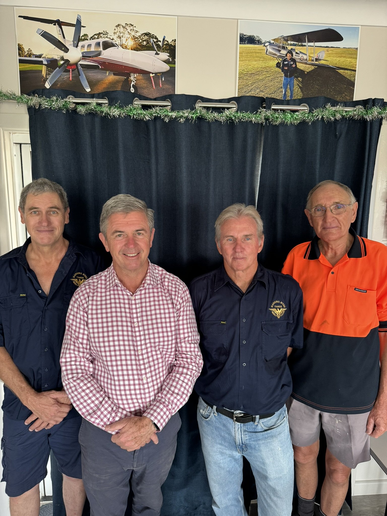 GRANT SUPPORTS AERO CLUB VOLUNTEERS