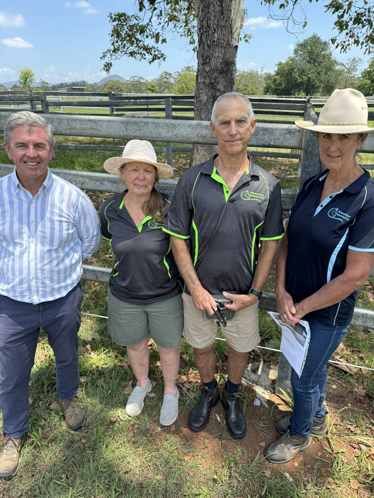 SUPPORTING VOLUNTEERS AT ROLLANDS PLAINS EQUESTRIAN CLUB