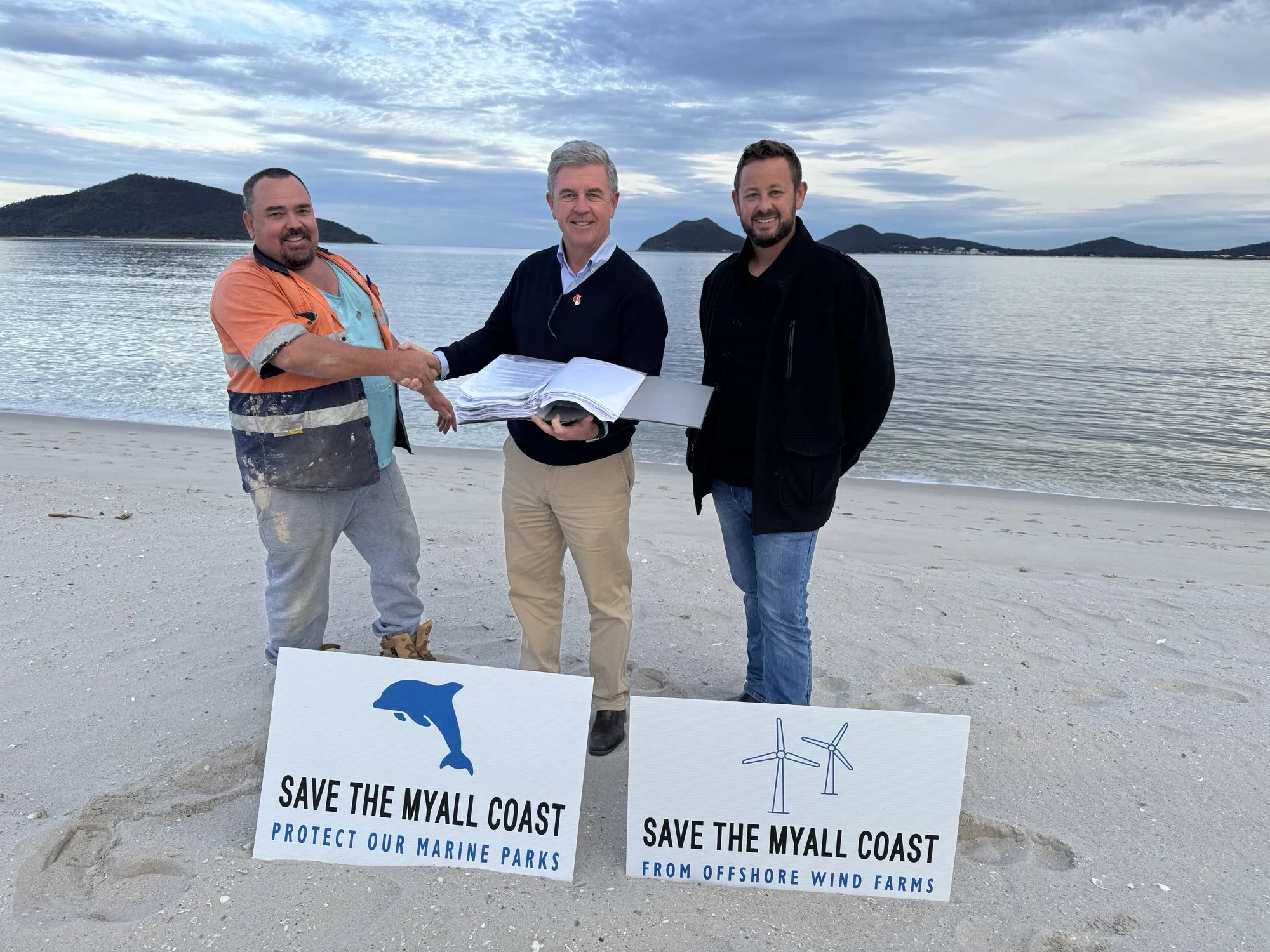 PETITION OPPOSES PROPOSED HUNTER OFFSHORE WIND FARM