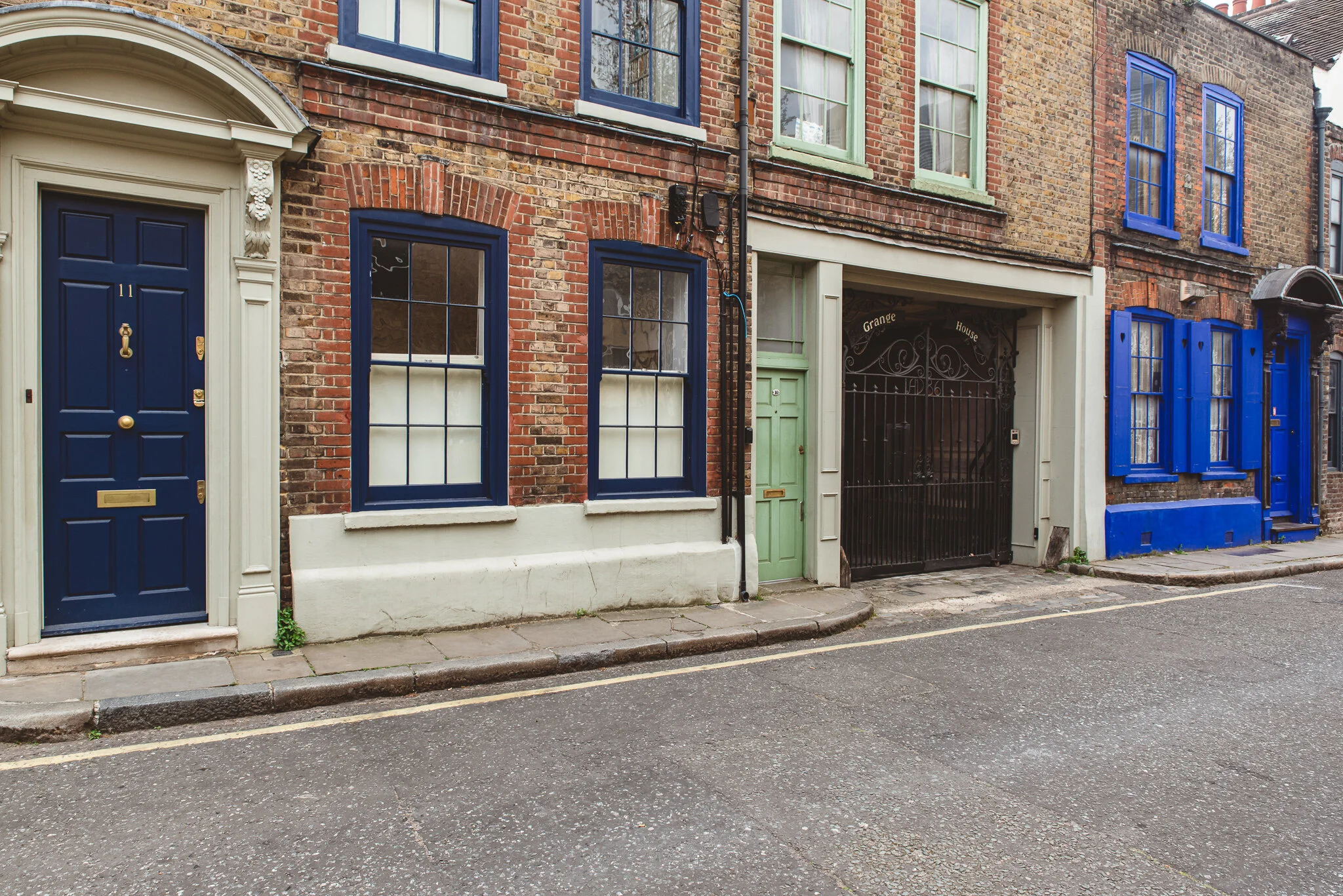 Explore the beautiful houses and their history on Grange walk