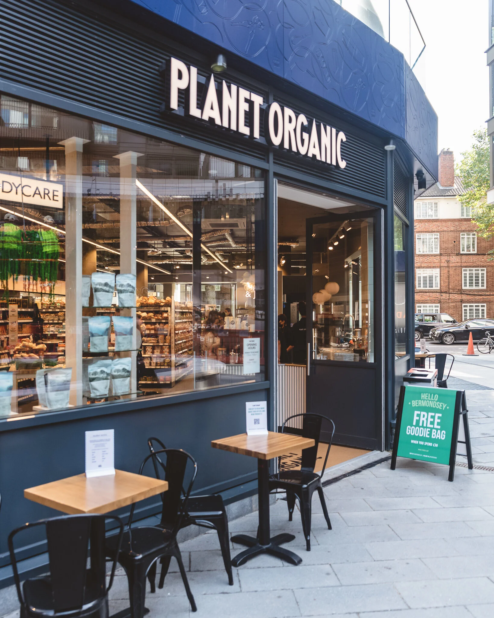 Organic has opened in Bermondsey. Located on Tower Bridge road