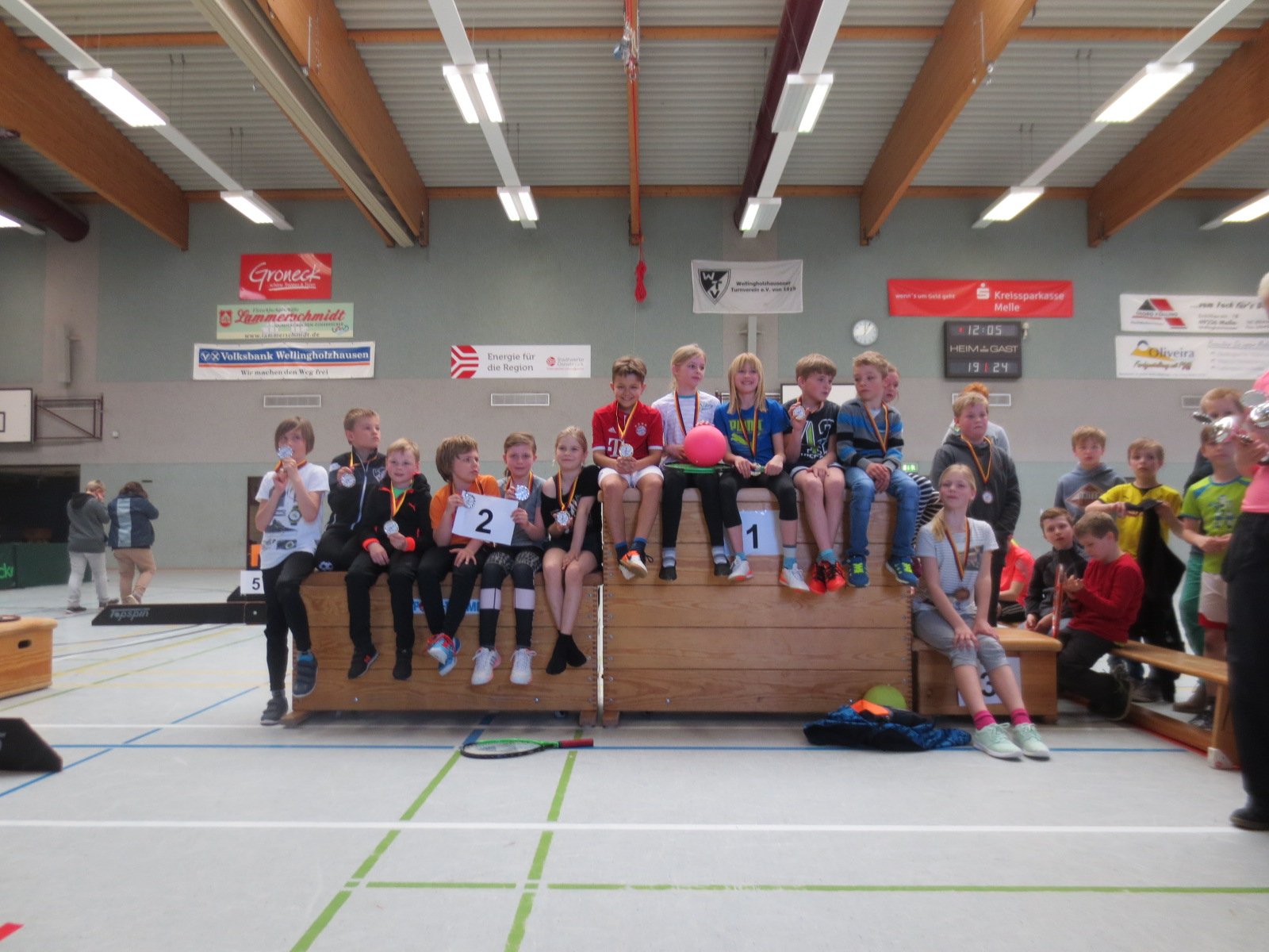 Siegerehrung beim Low-T-Ball-Turnier
