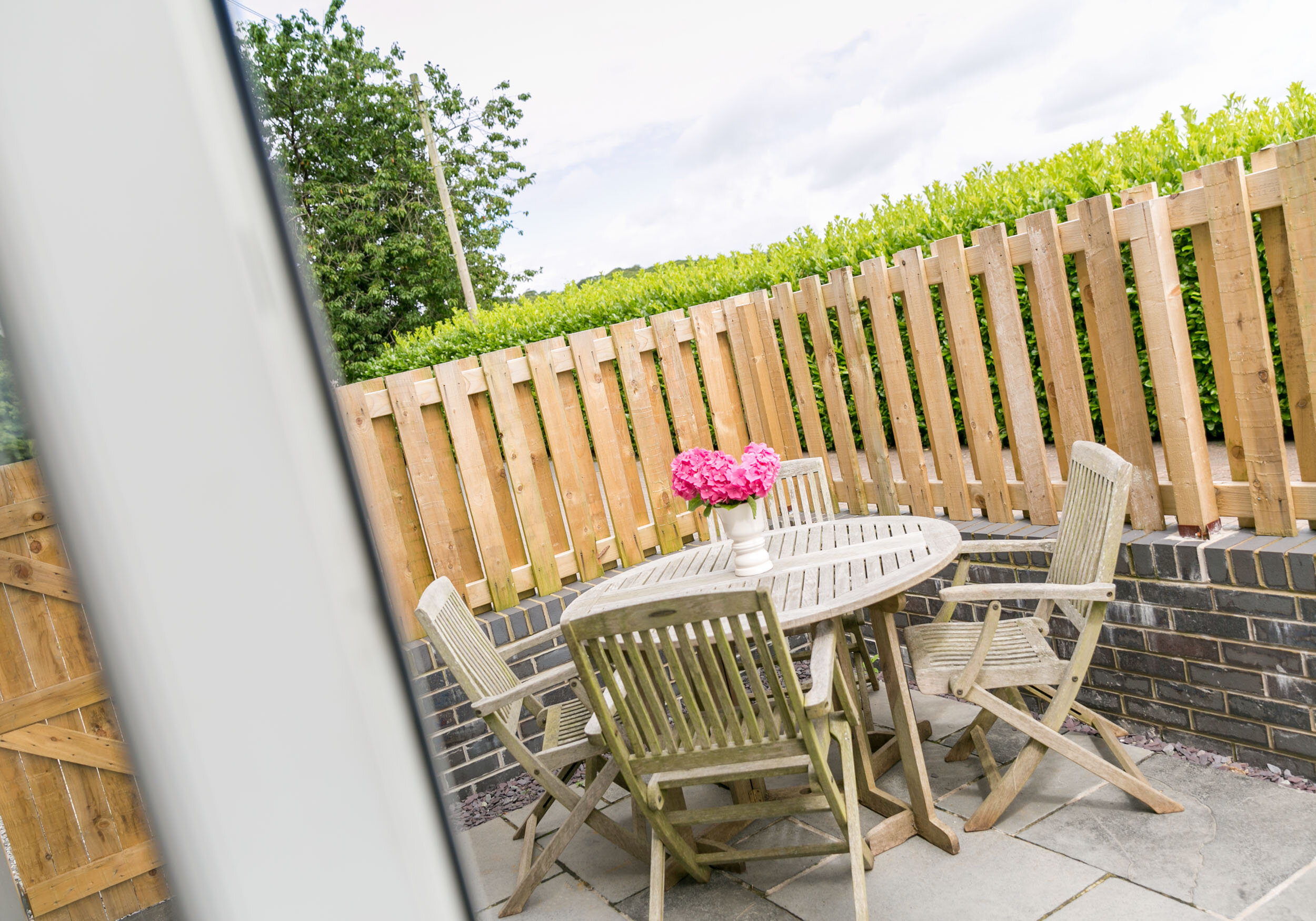 Oxwich Bay holiday rental apartment, Gower - patio