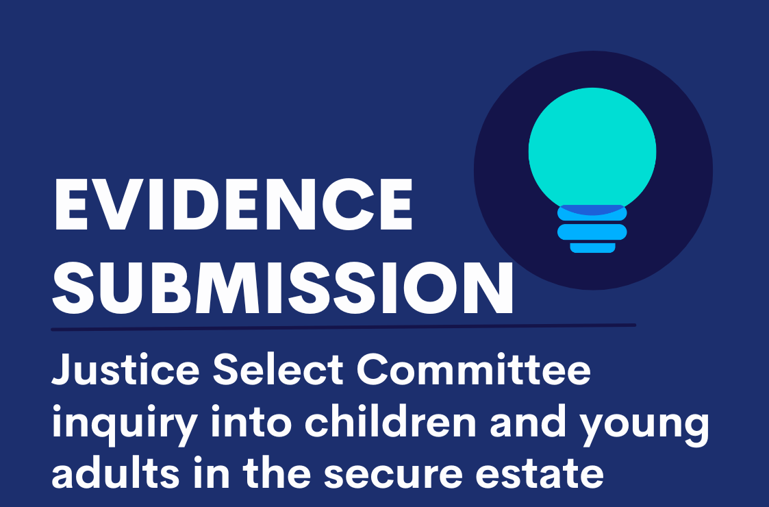 AYJ Response: Justice Select Committee inquiry into children and young adults in the secure estate