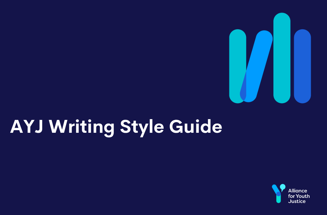 AYJ Writing Style Guide