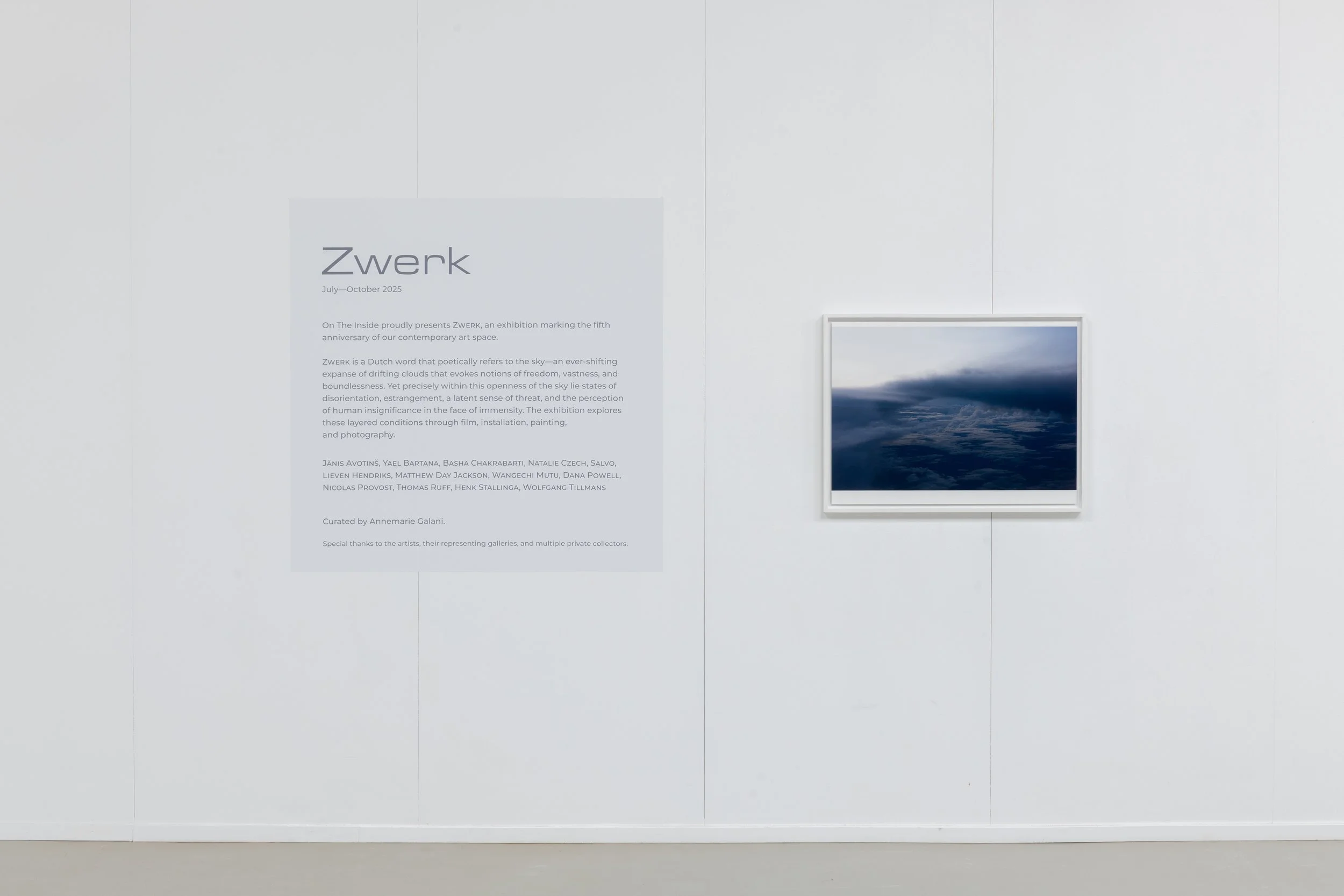  Installation view by Fabian Landewee 