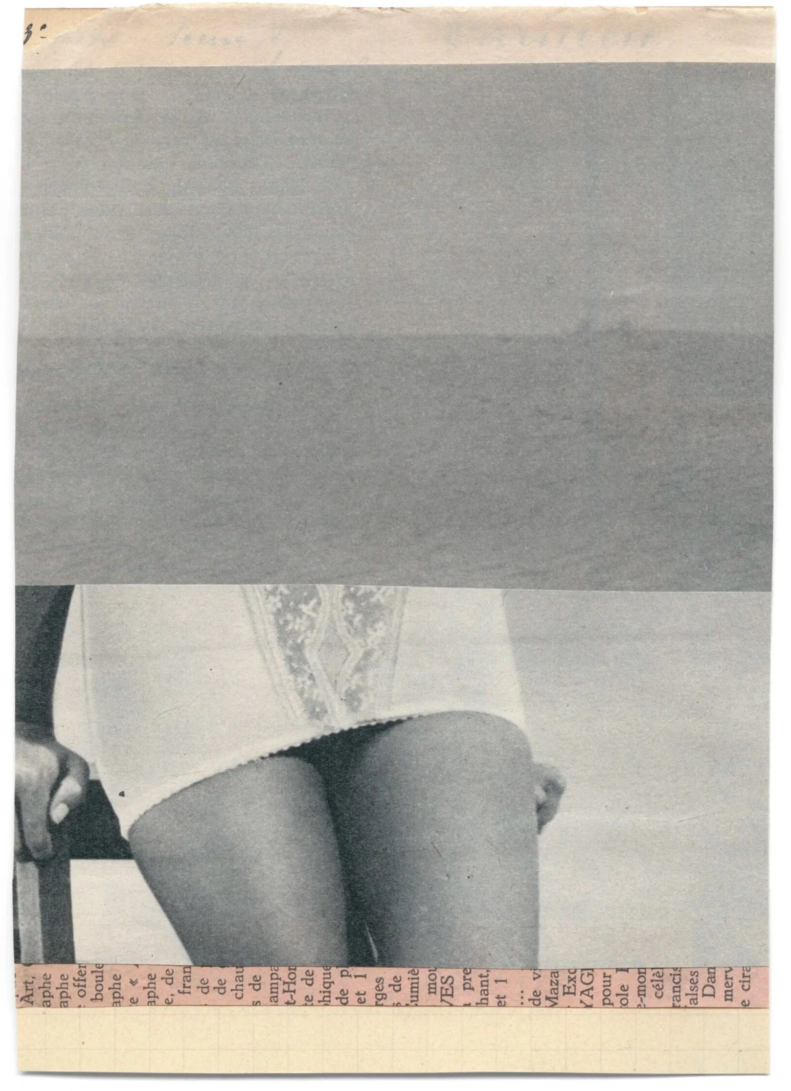 Katrien de Blauwer, Rien 15, 2016, collage
