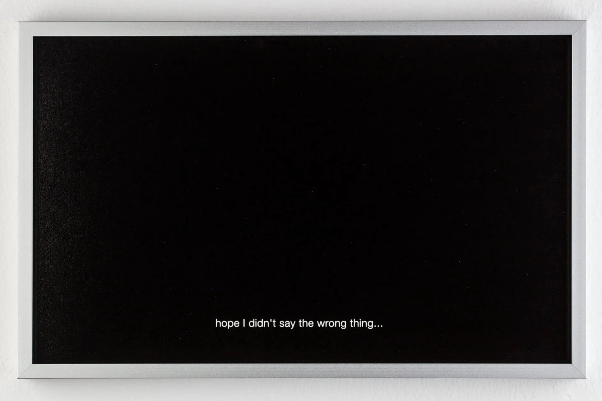 Juliette Blightman, Hope I Didn't Say the Wrong Thing..., 2017, C-print