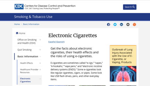 Centers for Disease Control and Prevention