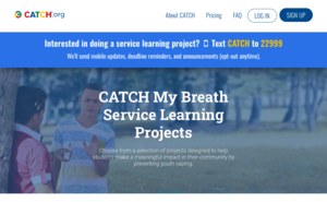 A Scholarship Opportunity: CATCH My Breath Service Learning Projects