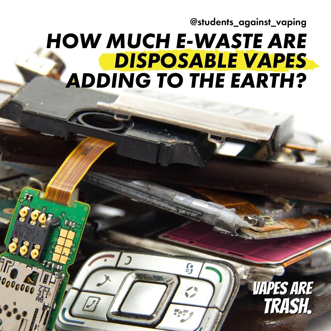 Disposable vapes like Puff Bar, Myl&eacute;, Posh and Stig are single-use products and they all have a battery. Use of disposables went up literally *1000%* among high school vapers in the last year. #vapesaretrash and they're toxic to the #environme