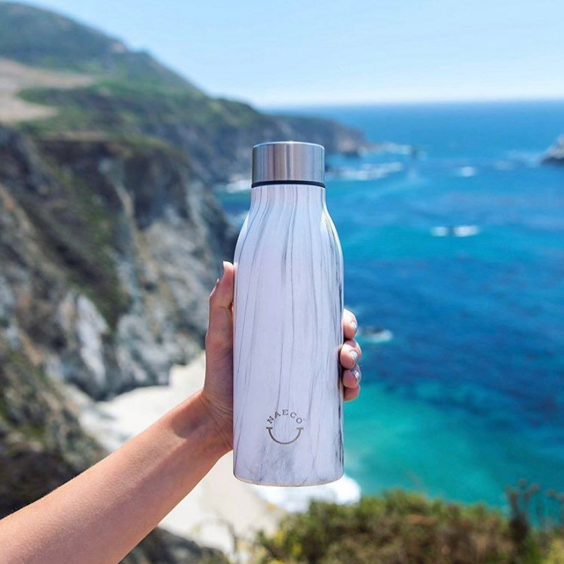 GIVEAWAY! Help us document vape litter, and you could get one of these amazing reusable insulated steel bottles from @naeco! NAECO plants a piece of coral with every purchase of their sustainable water bottles. #vapesaretrash challenge details below.