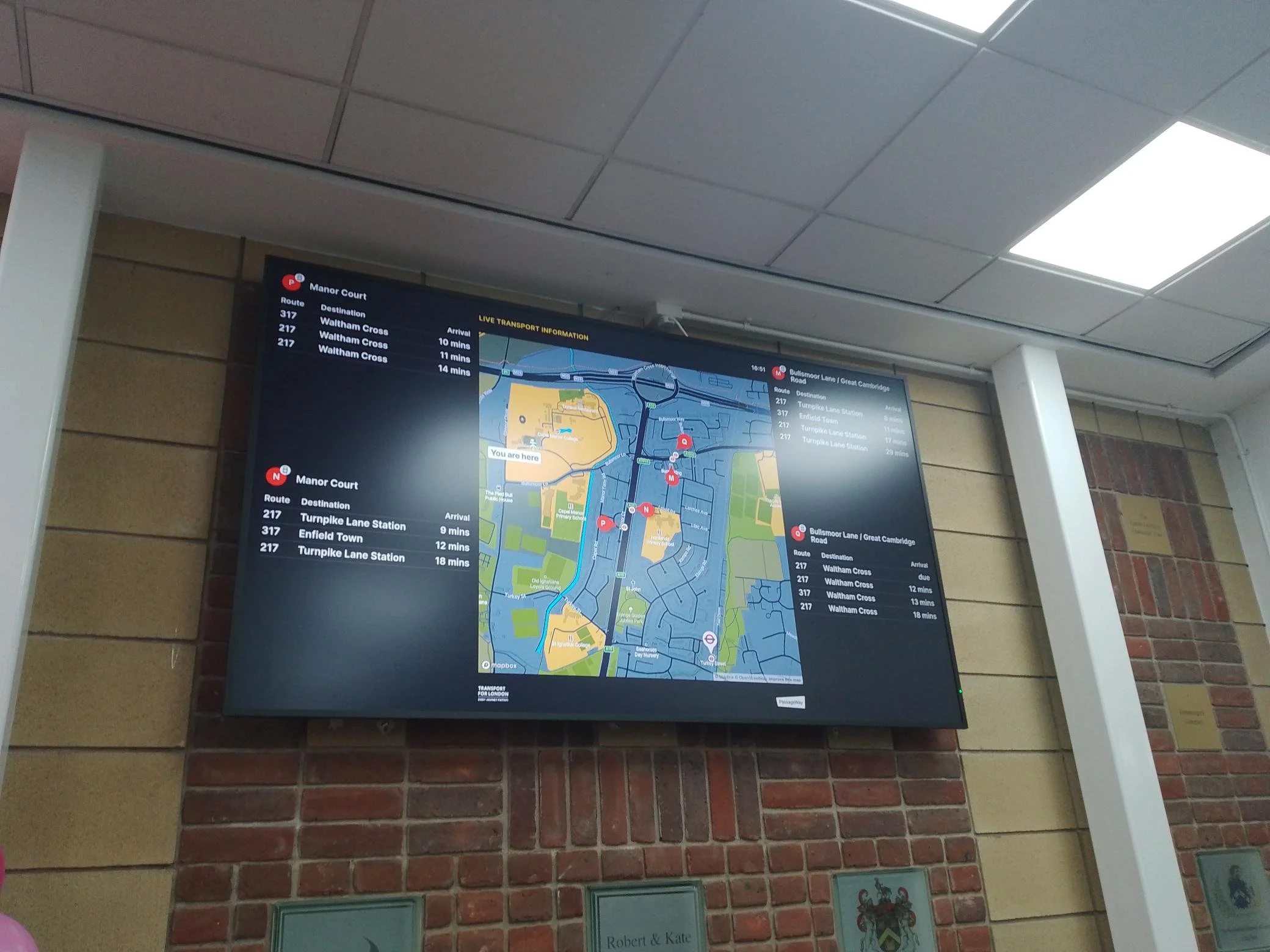 Capel manor college digital sign.jpg
