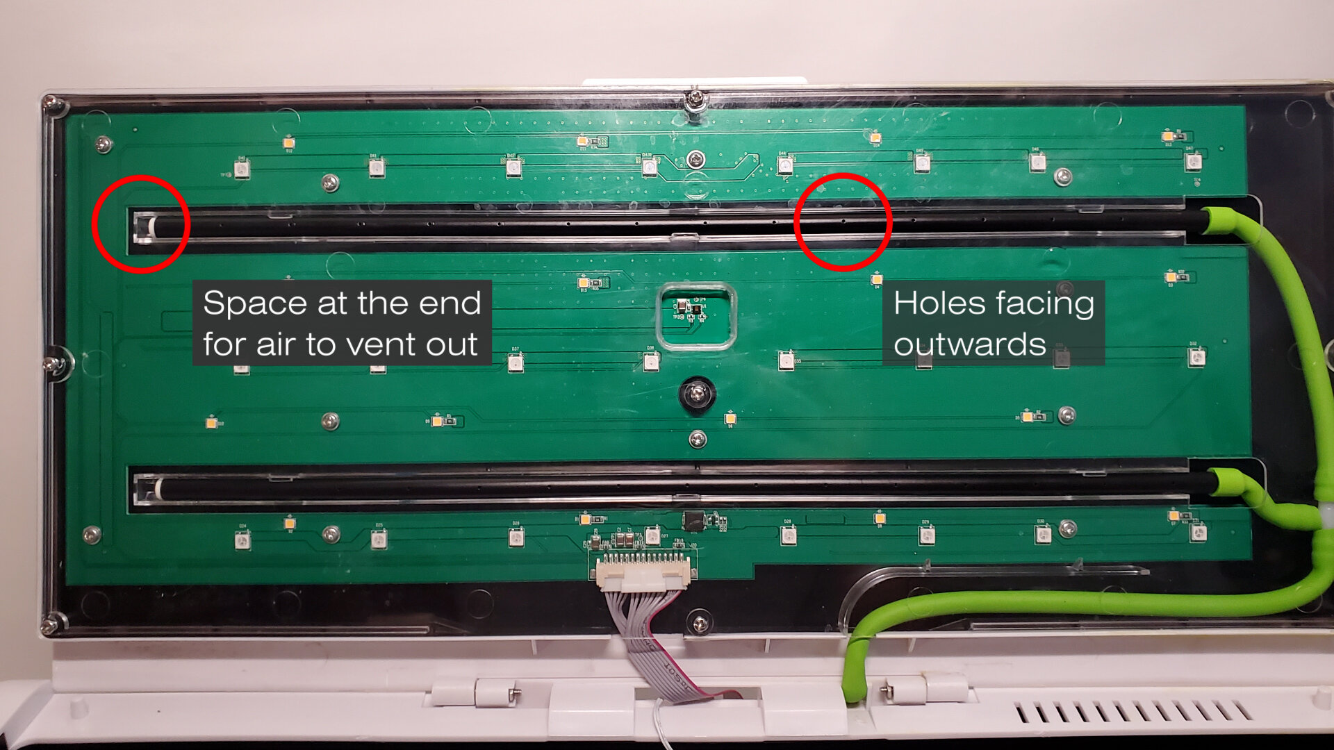 Rain track adjustment