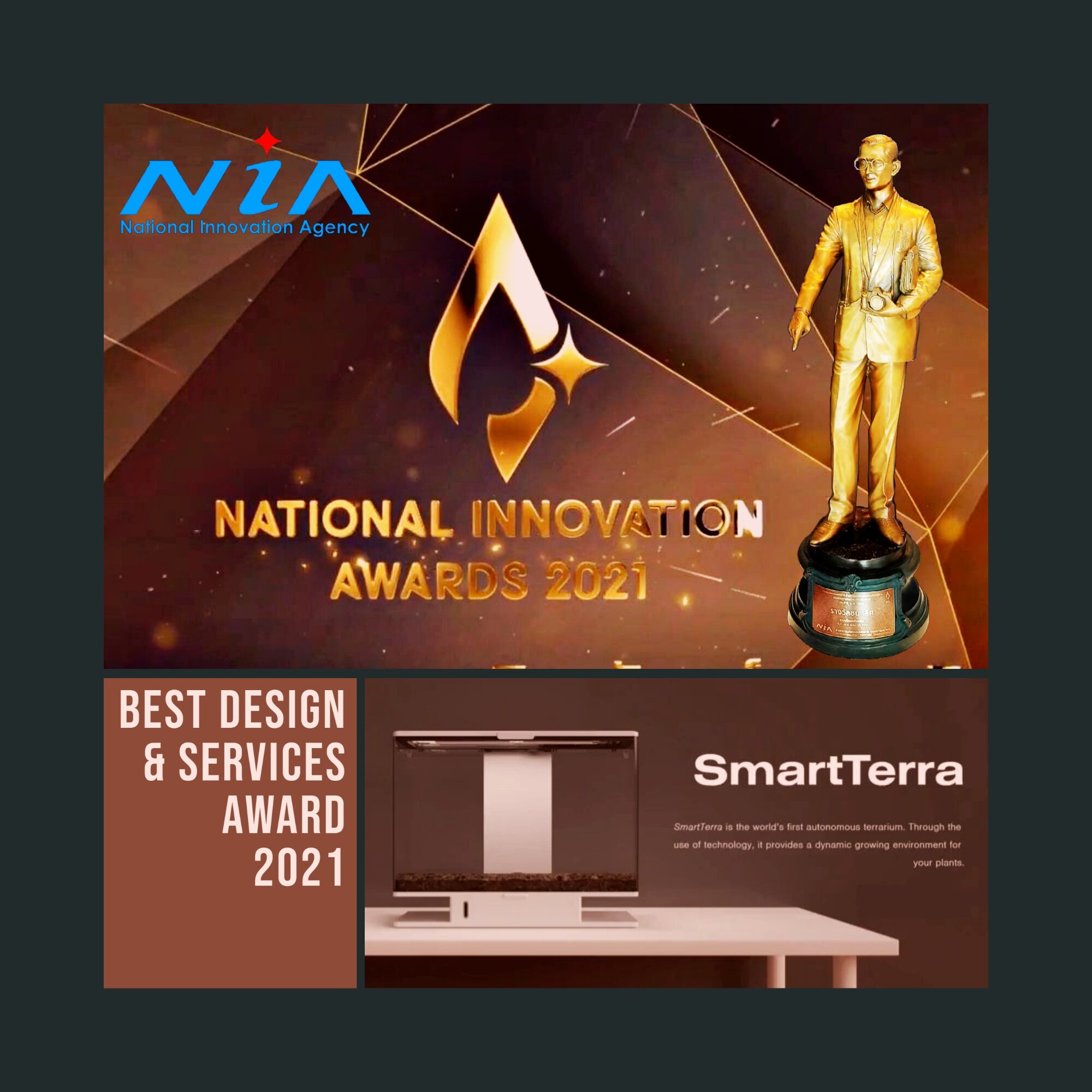 รางวัลนวัตกรรมแห่งชาติด้านการออกแบบและบริการที่ดีที่สุดปี 2021