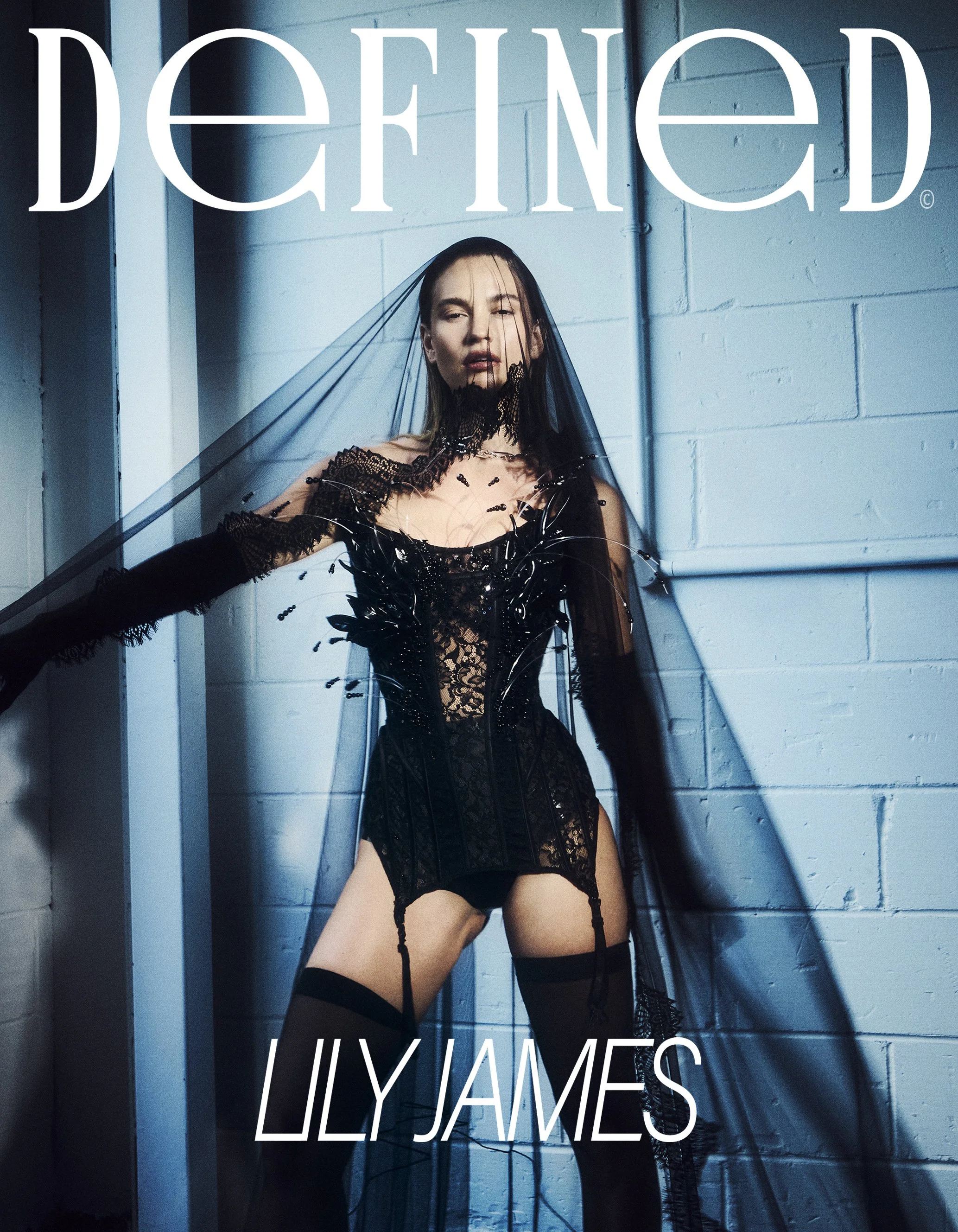 Lily James Defined Magazine by photographer Rachell Smith