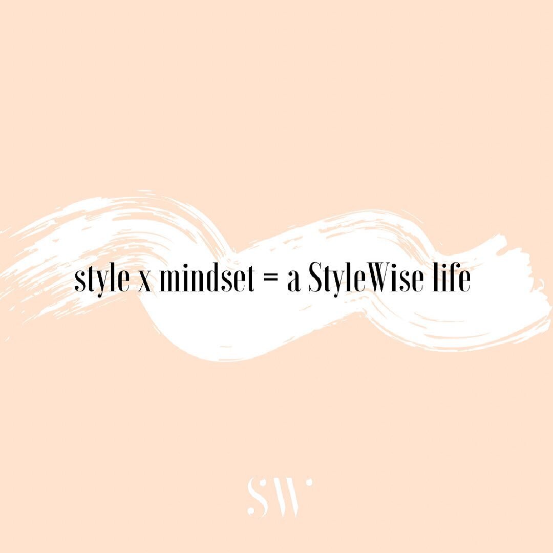 style x mindset = a StyleWise life

Strive for excellence, not perfection. 
(We are what we repeatedly do) 

Stop blaming other people. 
(But..but..ok!)

Admit it when you make a mistake. 
(For sure!)

Give clothes not worn in 3 years to charity. 
(a