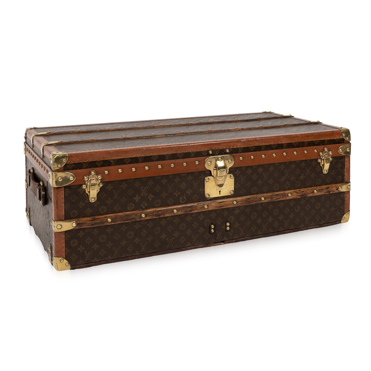 20thC Louis Vuitton Cabin Trunk In Monogram Canvas, Paris c.1920