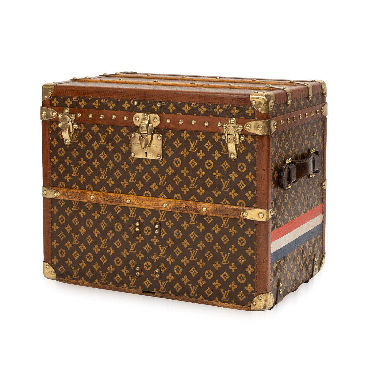 20thC Louis Vuitton Cube Trunk In Monogrammed Canvas, Paris c.1900