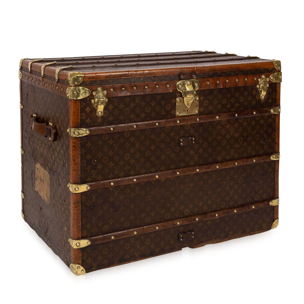 1920s Louis Vuitton Trunk In Monogram Canvas, Louis Vuitton Cabin