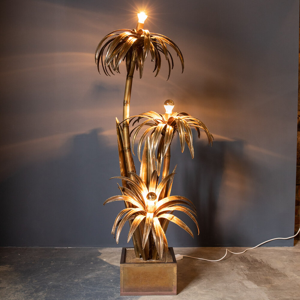 Ubarmhjertig genert Tåre 20thC French Palm Tree Floor Lamp By Maison Jansen c.1970 — Dee Zammit