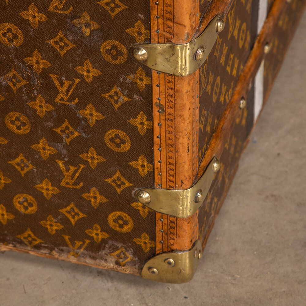 A Louis Vuitton Overnight Suitcase in Monogramed Canvas c.1920 — Dee Zammit