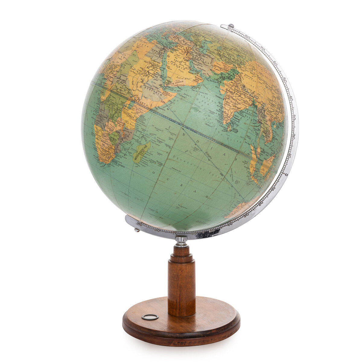 20thC British Geographical Institute Challenge Globe By Philips c.1960