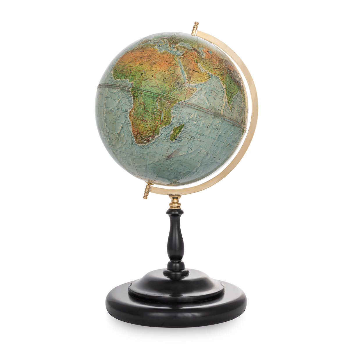 20thC Danish True To Life Challenge Globe By Philips c.1940