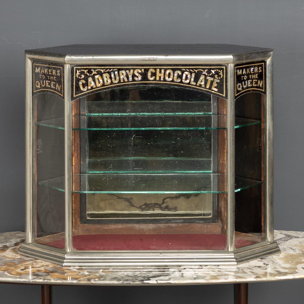 20thC English Cadbury's Shop Display Cabinet c.1900