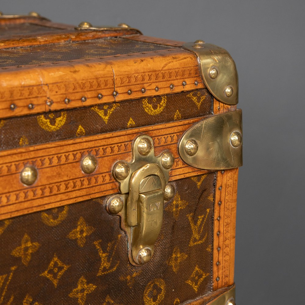 Antique 20th Century Louis Vuitton Cabin Trunk In Monogram Canvas, - Ruby  Lane