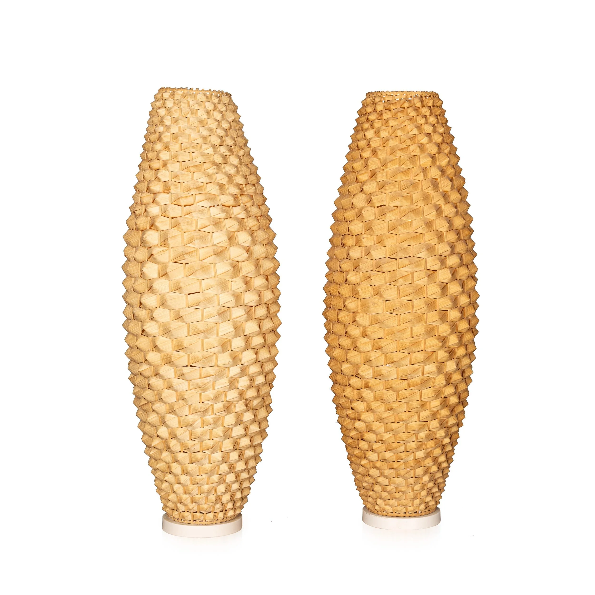 CONTEMPORARY 21stC PAIR OF "HEDGEHOG" FLOOR LAMPS