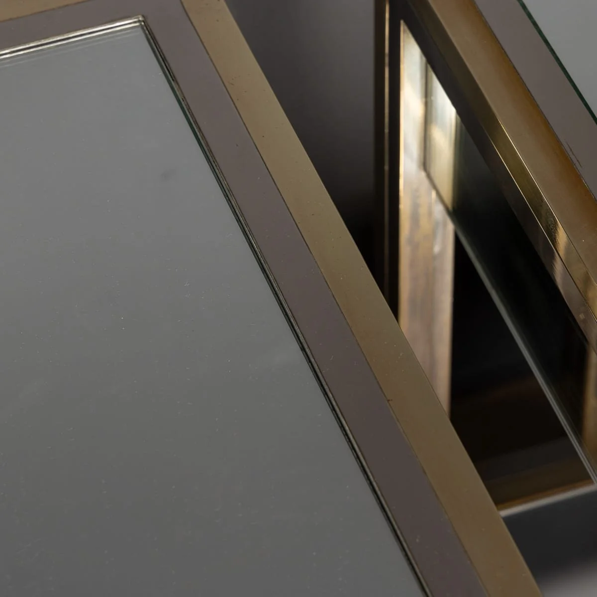 PUSHKINS.COM - Z12104 - 20thC PAIR OF BRASS, CHROME & GLASS SIDE TABLES BY BELGO CHROM, BELGIUM c.1970 - 18.jpg