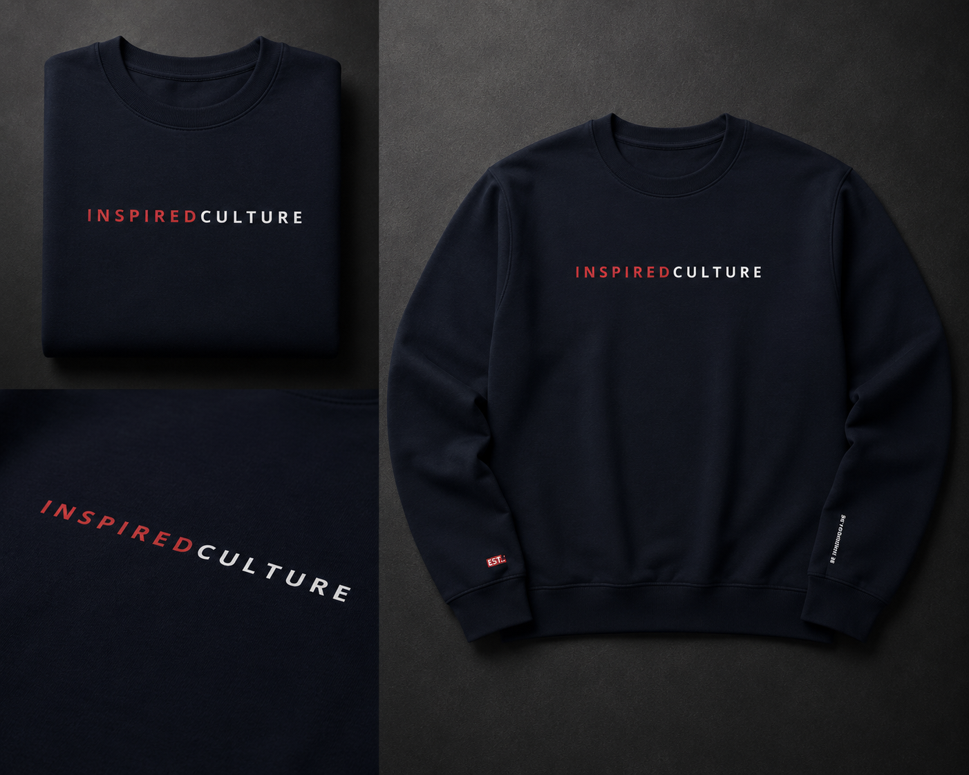 Embroidered Unisex Crewneck Sweatshirt