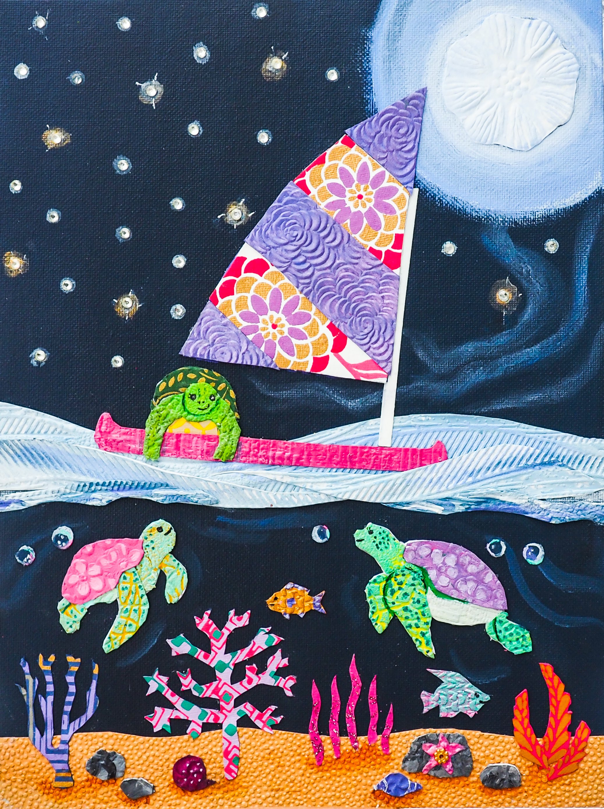 Box Turtle visits Sea Turtles.jpg