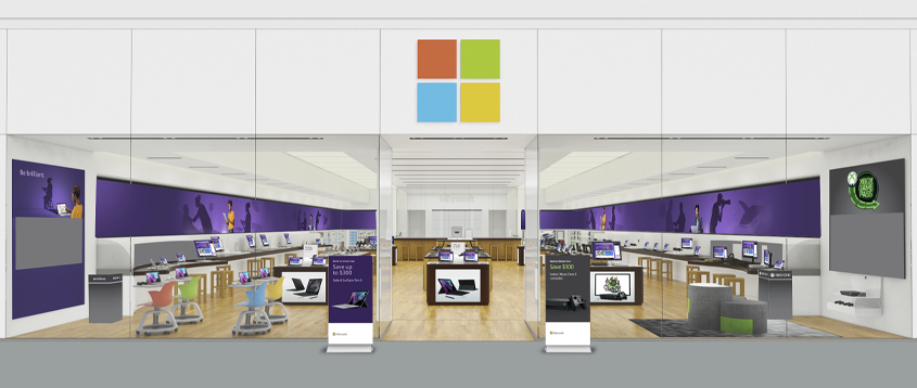 Microsoft store render