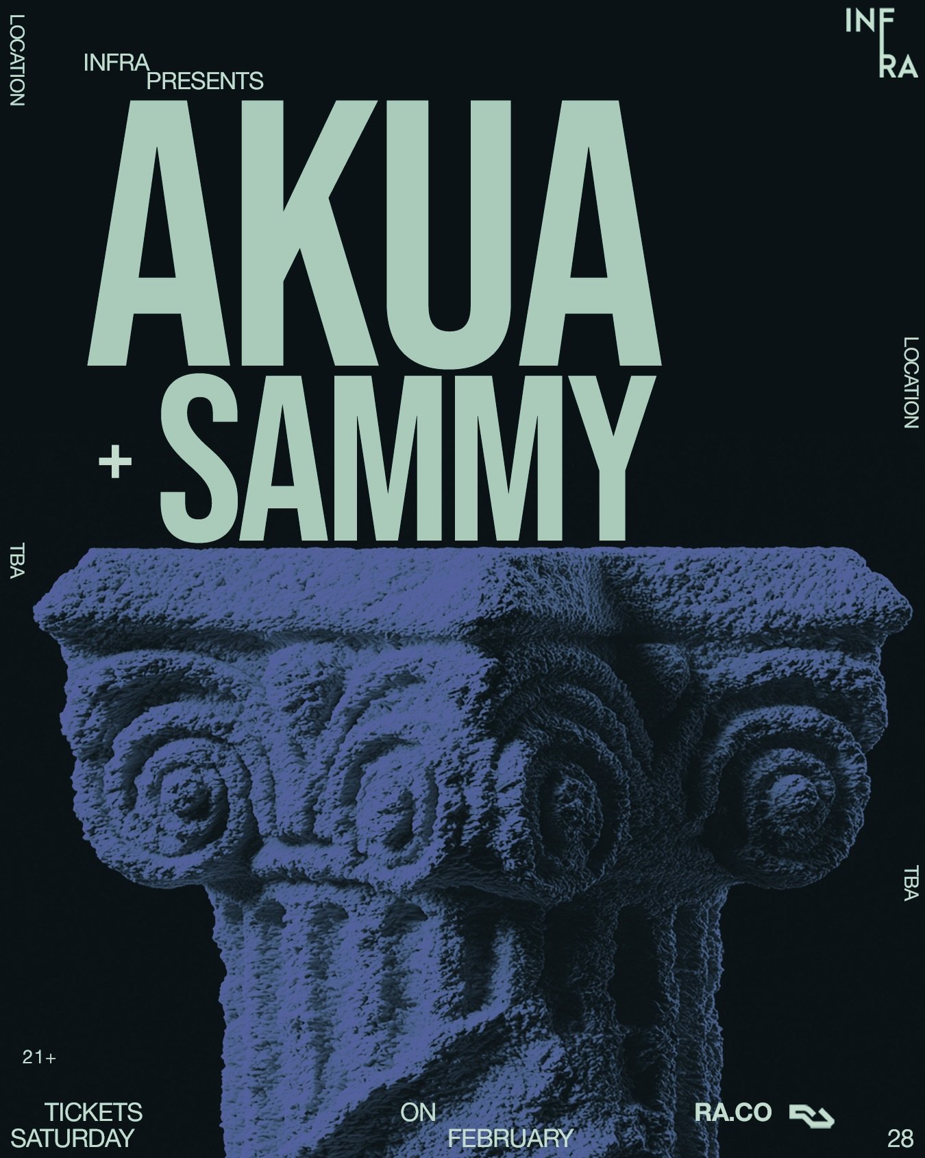 SATURDAY 🔊 Akua &amp; SAMMY

02.28.2026 | 10PM - 2AM | 21+ 

// @akua_b_ 
// @ka.eun_ 

Tomorrow night, we&rsquo;re bringing you something special. Headlining the night is Akua, a rising force in techno with a global presence spanning the Americas, 