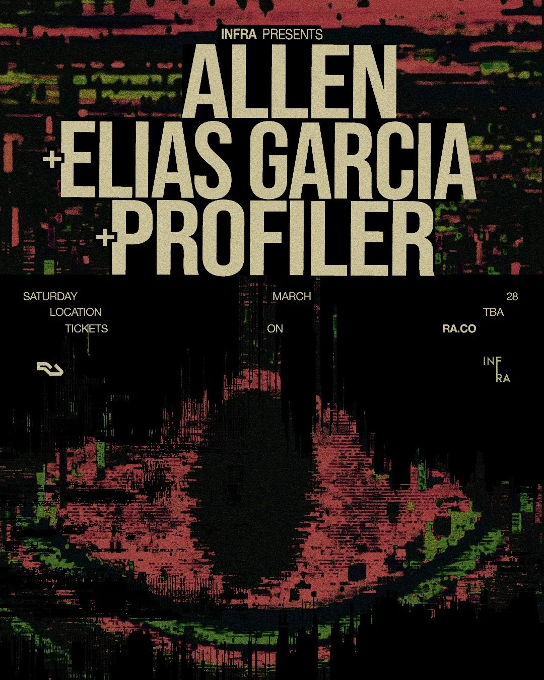 SATURDAY 🔊 Allen, Elias Garcia, &amp; Profiler

03.28.2026 | 11:59PM - LATE | 21+ 

// @allentechno 
// @_elias_garcia_ 
// @profiler_x91 

Tomorrow night we welcome Allen, the NYC-based producer behind the From Another Star imprint, whose career sp