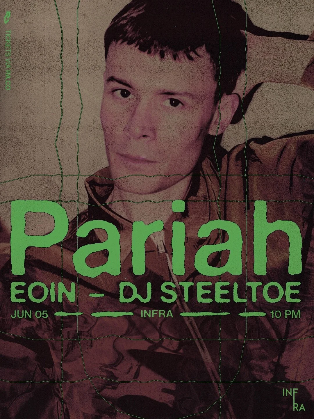 FRIDAY 🔊 Pariah, eoin, &amp; DJ Steeltoe

06.05.2026 | 10:00PM - LATE | 21+

// @pariah_uk 
// @eoineoineoi 
// @dj_steeltoe 

We welcome Pariah, the project of British producer and DJ Arthur Cayzer, whose eclectic approach to electronic music has m