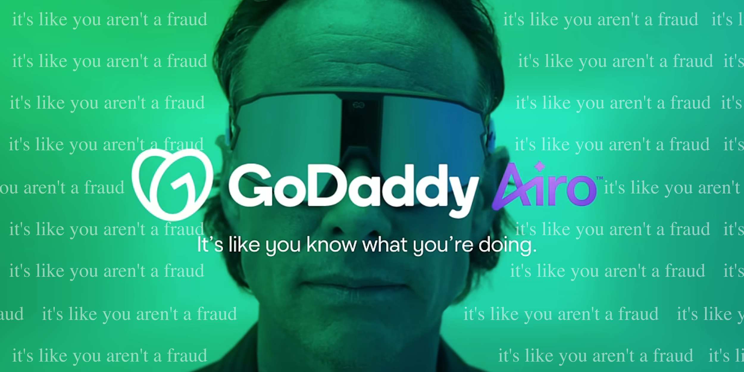 GoDaddy Airo’s ‘Walton Goggins Goggles Classes’ Ad Says the Quiet Part Outloud