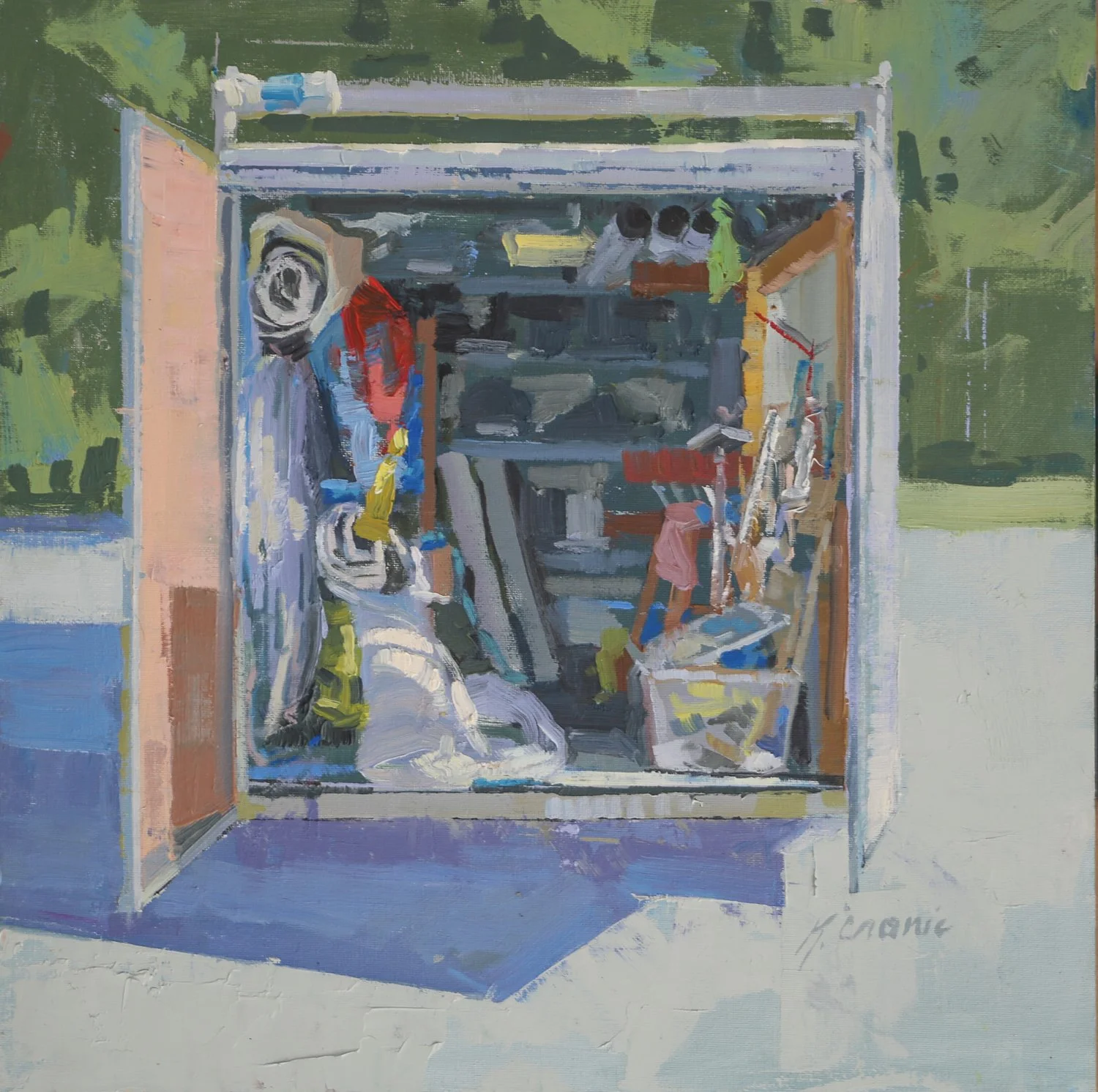 Honesty, 12"x12", oil on panel, 2024