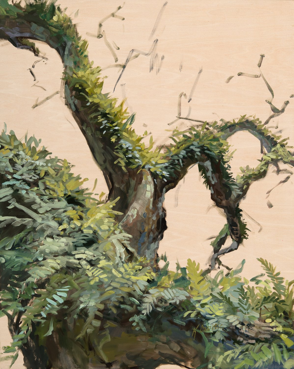 she changed her mind |
30"x24" |
oil on cradled wood panel