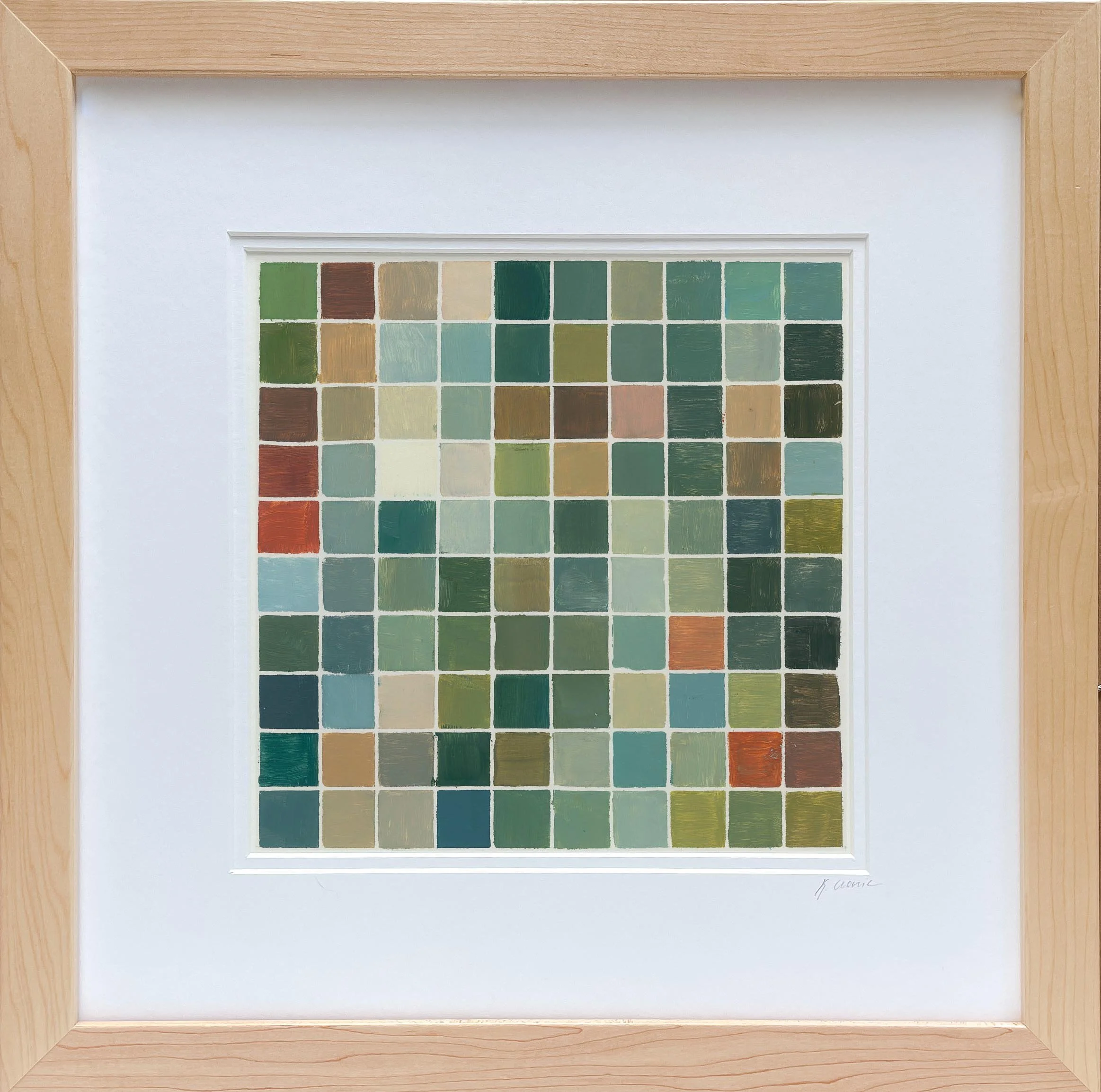 Color Journal fpr Peace in your Season, 18.4%22x18.5%22, oil on paper framed, $450.jpg