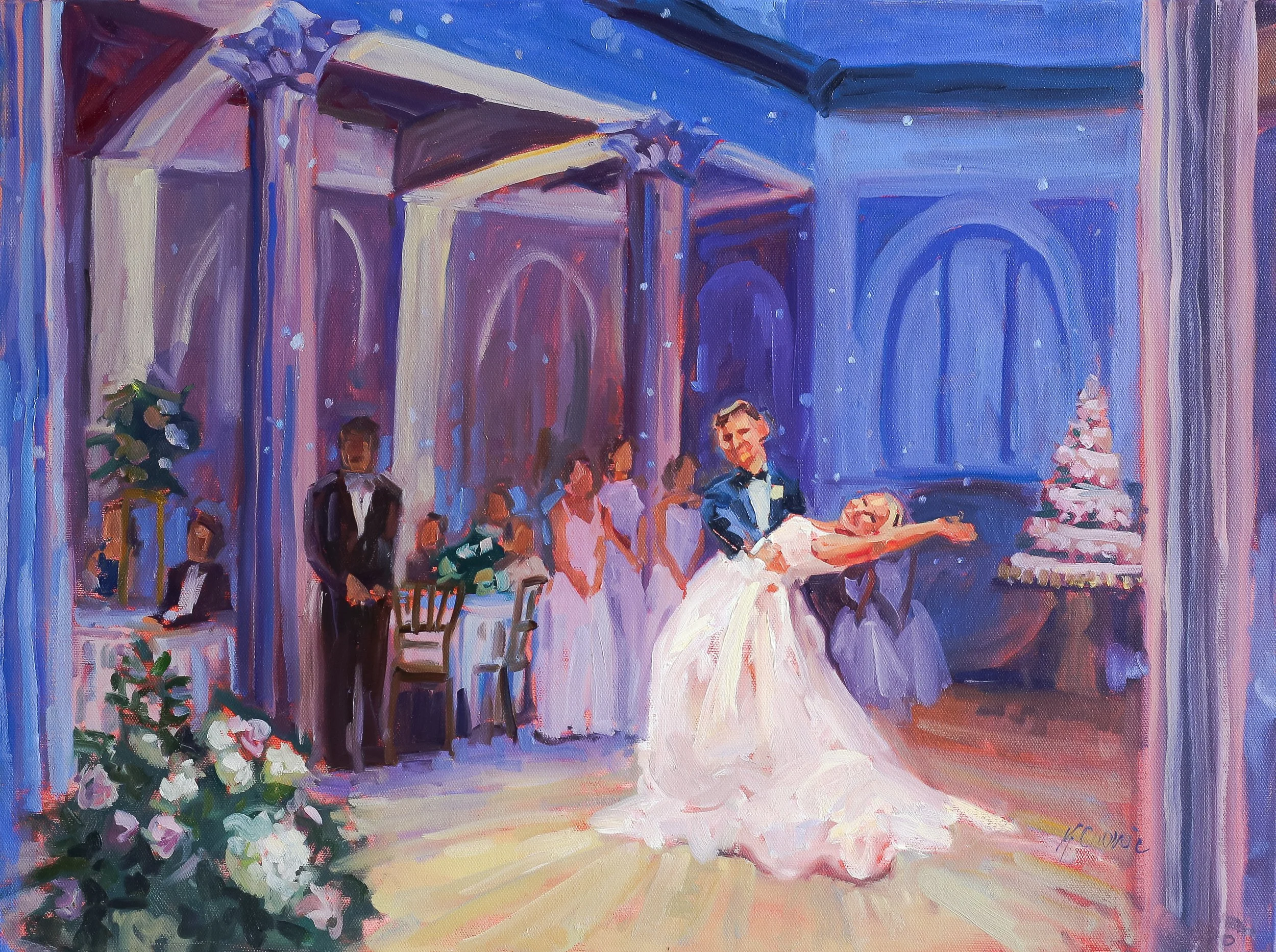 Live Wedding Painting