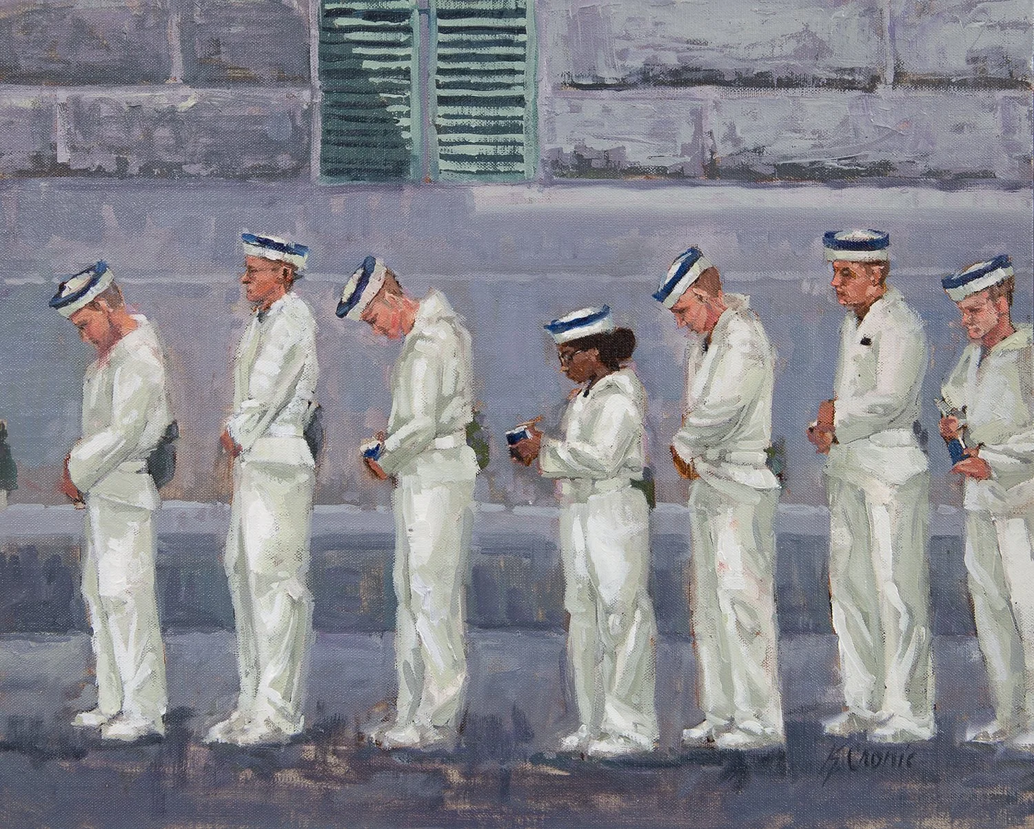 That First Day, 16"x20", 2023