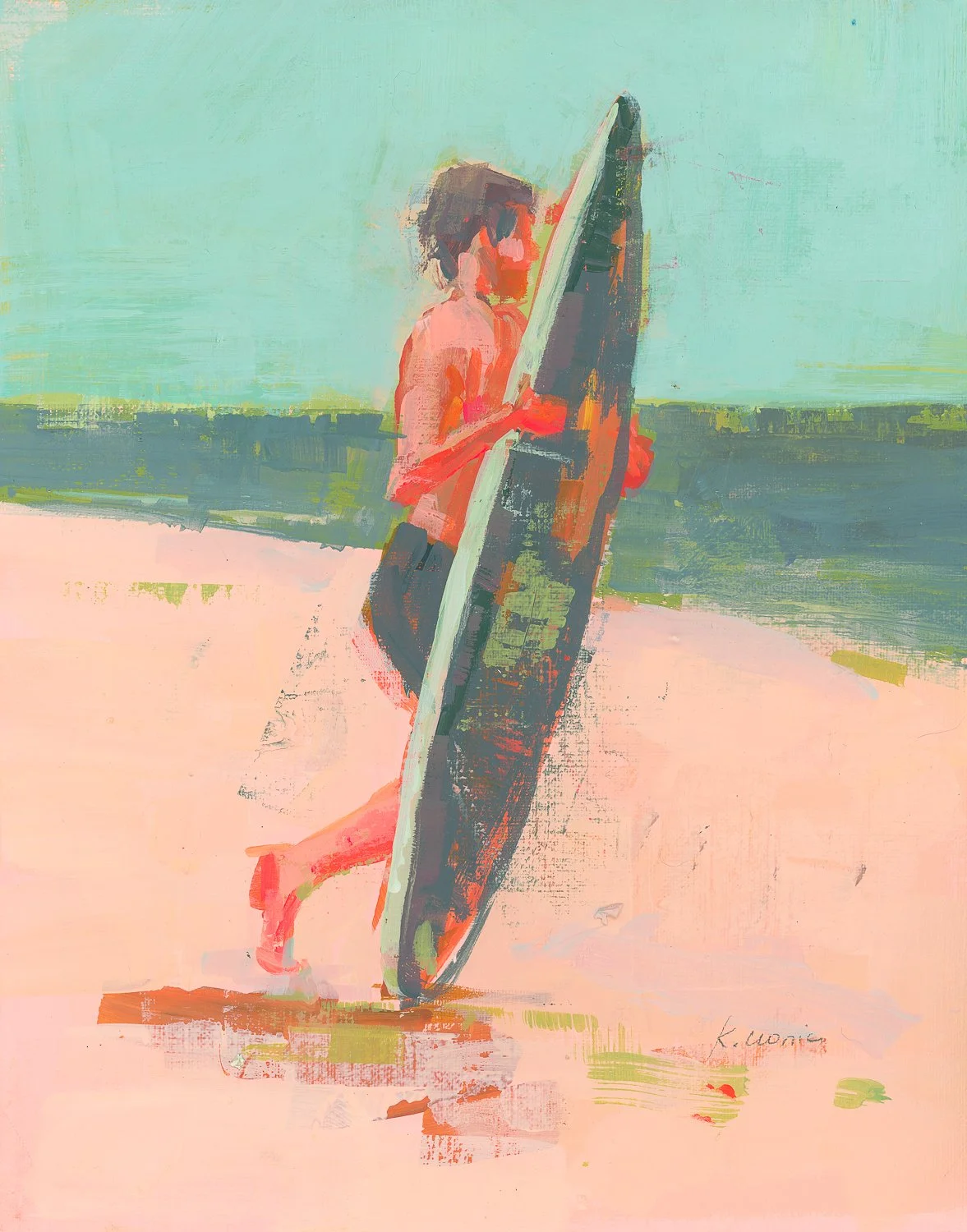 surf camp summer 8x10 gouache on board .jpg