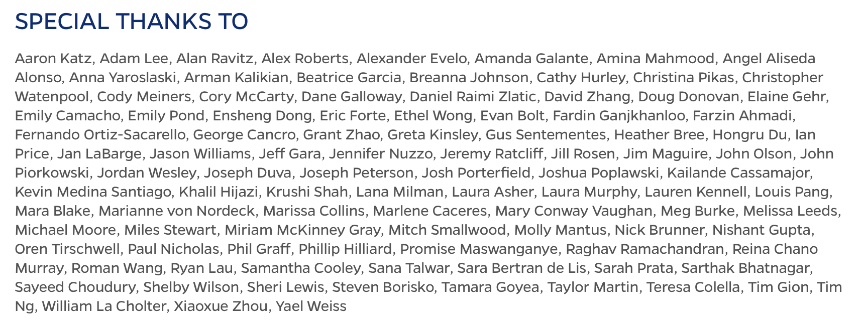 Miriam's JHU CRC contributions, as well as those of her colleagues', are recognized formally upon its archival (2023).
