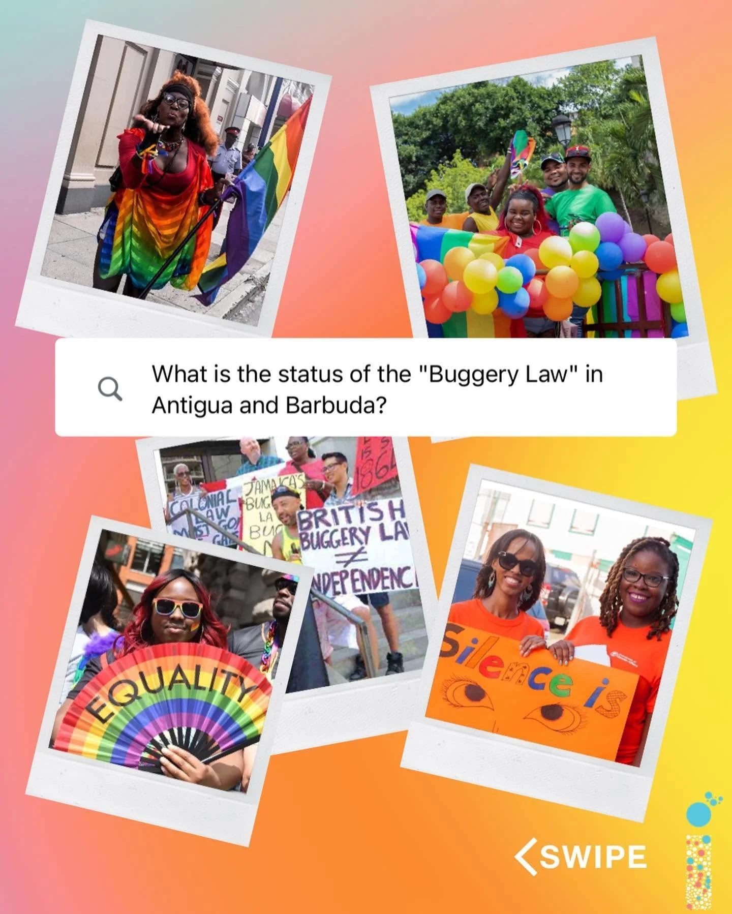 Intersect's social media in 2023 post discussing the decriminalization of the "Buggery Law" in Antigua and Barbuda. Click on the image to access the post.